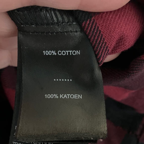 Harley-Davidson red and black buffalo check flannel shirt, XL - Picture 8 of 8